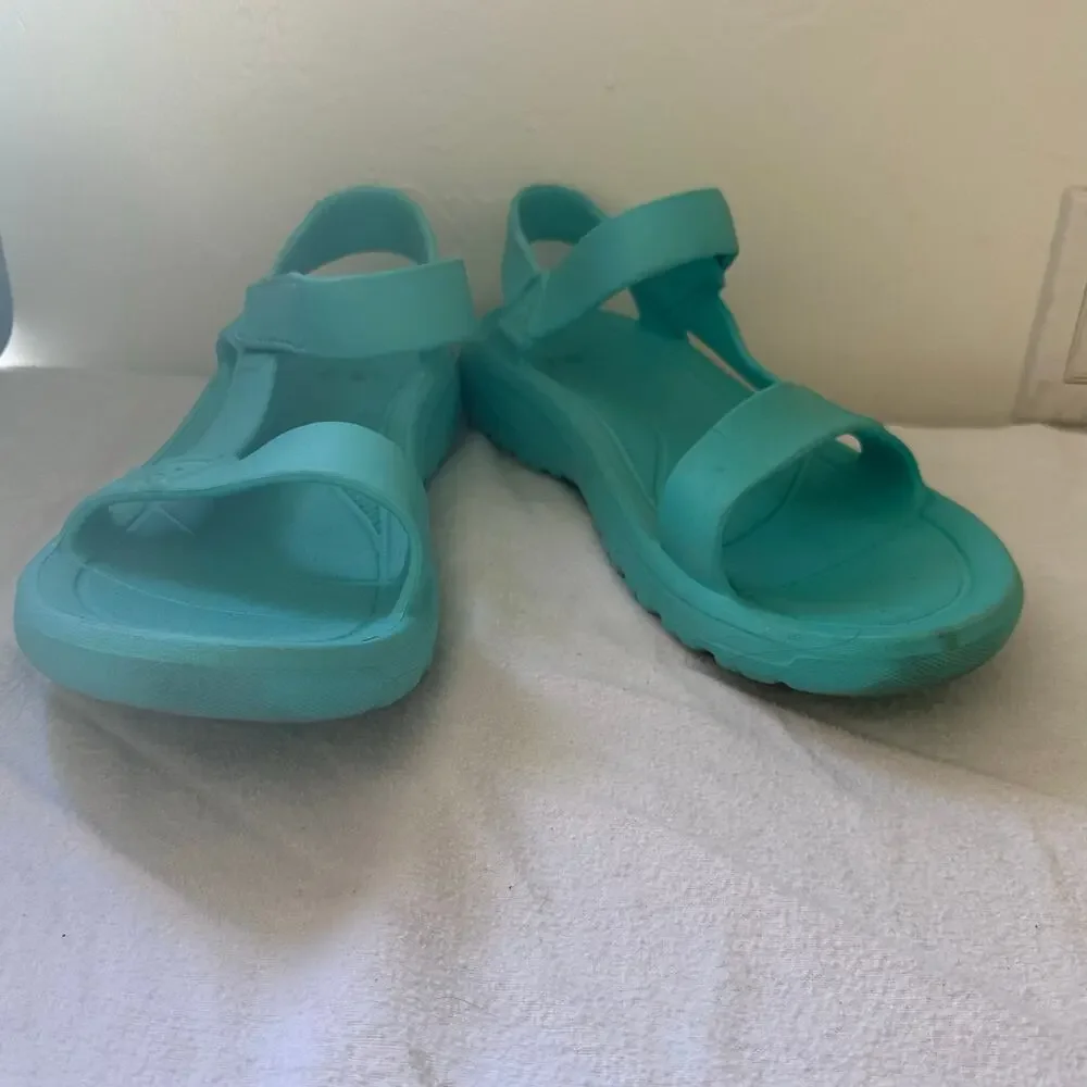 Teva Shoes Womens Size 11 Teal Sandals Hook & Loop Lightweight Hurricane Drift - Picture 5 of 5